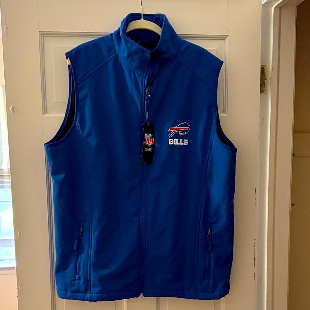 Buffalo Bills Antigua Demand Full-Zip Vest - Royal